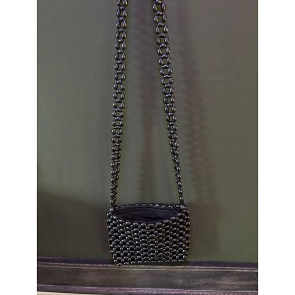 Black beaded purse - Picture 2 of 7
